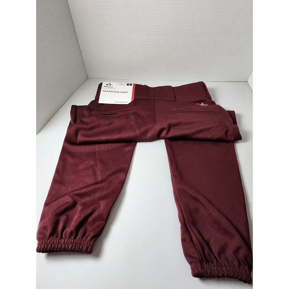 Alleson Girls Softball Pants Size Youth Large Elastic Leg